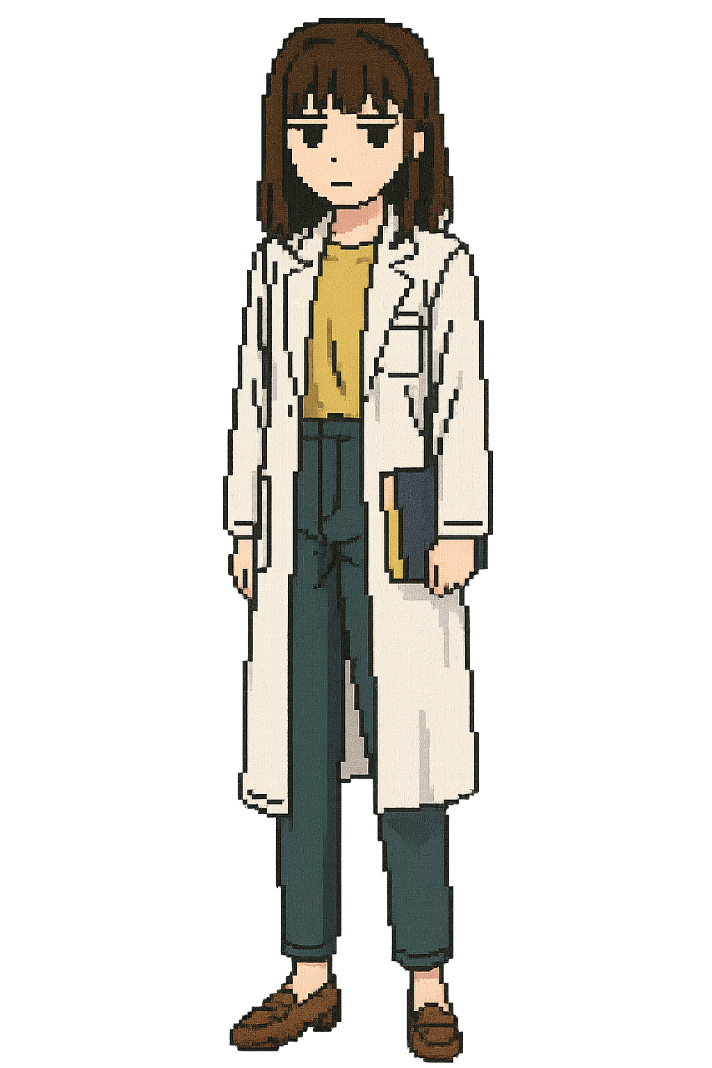 expressionless woman