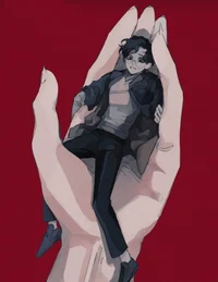 giant with golden heart